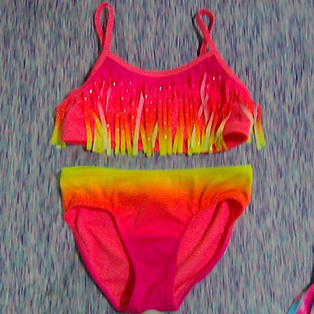 Girls new justice swimming suit